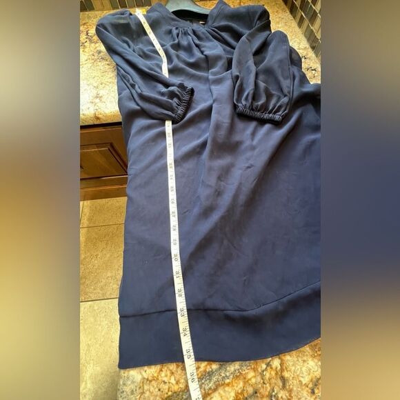 Eva Mendes Navy Shift Dress - Picture 6 of 8